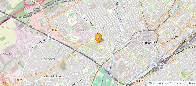 localisation de l'entreprise MONSIEUR LISI LUTA  MULHOUSE