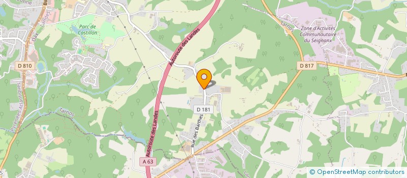 localisation de l'entreprise MONSIEUR LIU BALTEANU  TARNOS