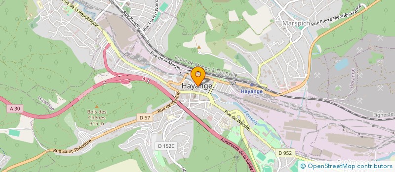 localisation de l'entreprise MONSIEUR LIVAI FRANCOIS à HAYANGE