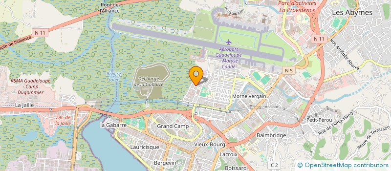 localisation de l'entreprise MONSIEUR LIVIO MARIE  LES ABYMES