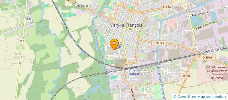 localisation de l'entreprise MONSIEUR LIVIO TESTA  VITRY-LE-FRANCOIS