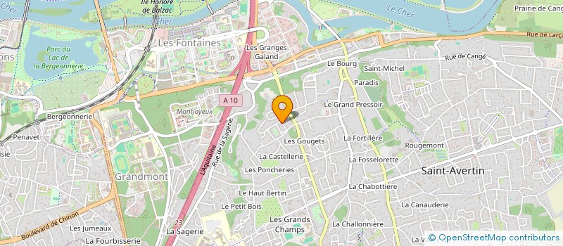 localisation de l'entreprise MONSIEUR LIVIO TINNIRELLO  SAINT-AVERTIN