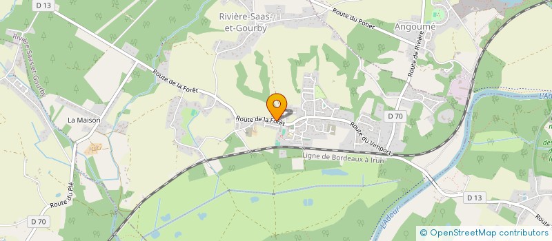 localisation de l'entreprise MONSIEUR LIVIU CIRJE  RIVIERE-SAAS-ET-GOURBY