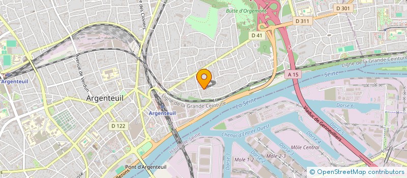 localisation de l'entreprise MONSIEUR LIVIU CIRTIU  ARGENTEUIL