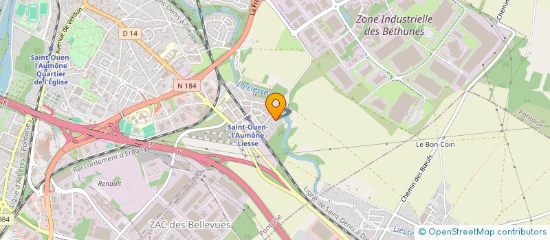 localisation de l'entreprise MONSIEUR LIVIU DUMITRAS à SAINT-OUEN-L'AUMONE