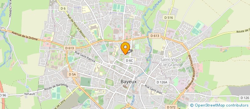 localisation de l'entreprise MONSIEUR LIVIU FLORESCU  BAYEUX