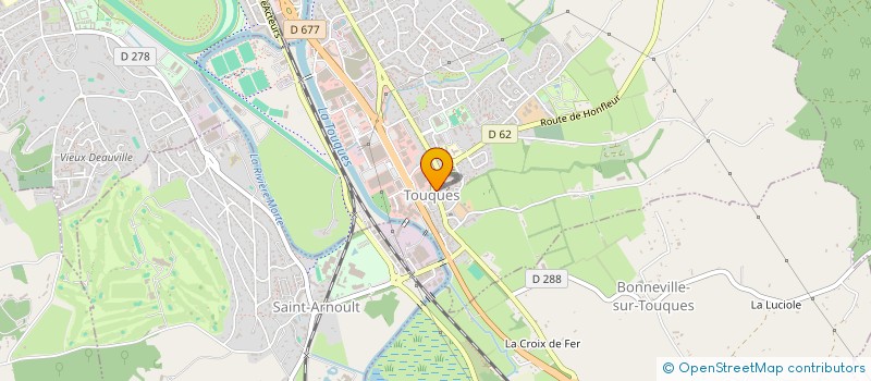 localisation de l'entreprise MONSIEUR LIVIU GRAUR  TOUQUES