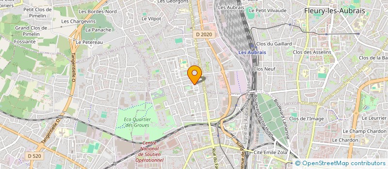 localisation de l'entreprise MONSIEUR LIVIU HOLODENCU à ORLEANS