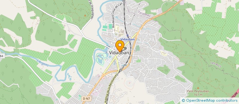 localisation de l'entreprise MONSIEUR LIVIU PINTYE  VIDAUBAN