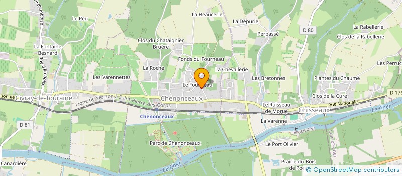 localisation de l'entreprise MONSIEUR LIVIU POPESCU  CHENONCEAUX