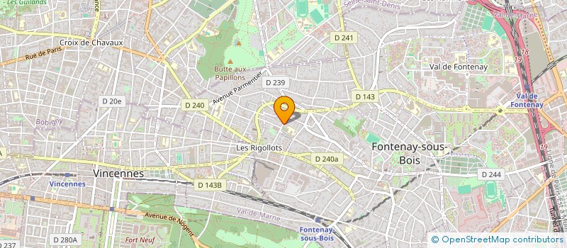 localisation de l'entreprise MONSIEUR LIZANDRO DE VAL SOARES CORREIA à FONTENAY-SOUS-BOIS