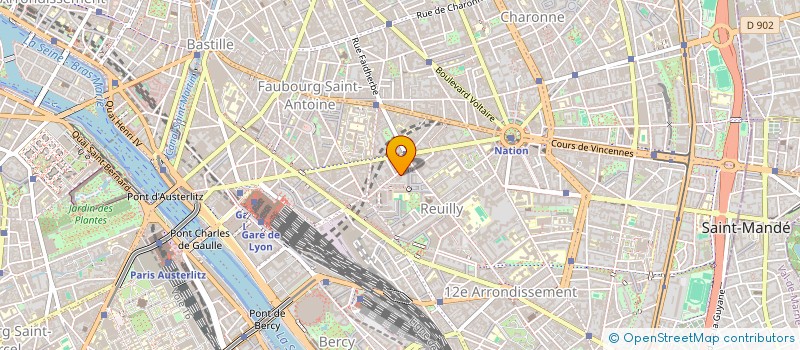 localisation de l'entreprise MONSIEUR LJUBICA MRKALJ  PARIS