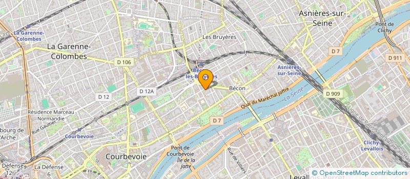 localisation de l'entreprise MONSIEUR LJUBINKO DJENIC à COURBEVOIE