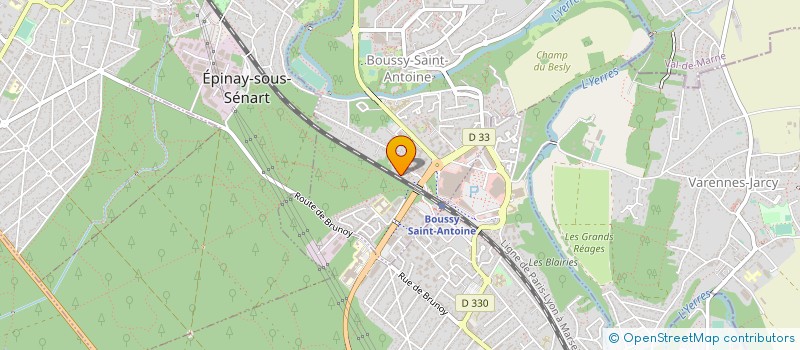 localisation de l'entreprise MONSIEUR LJUBISA MATKOVIC  BOUSSY ST ANTOINE