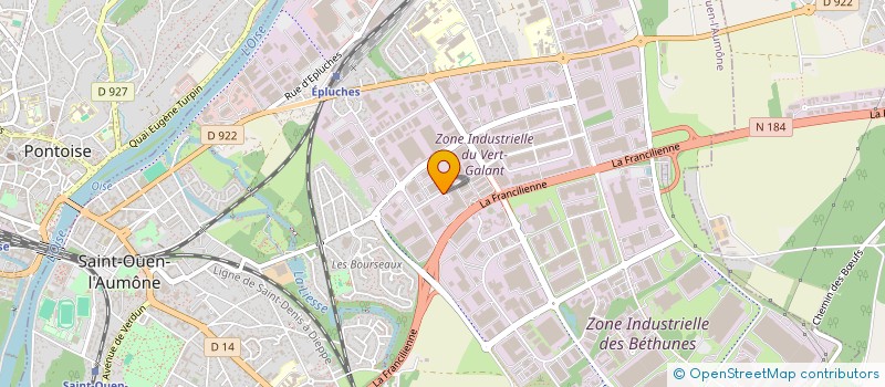 localisation de l'entreprise MONSIEUR LJUBISA NINKOVIC à SAINT-OUEN-L'AUMONE
