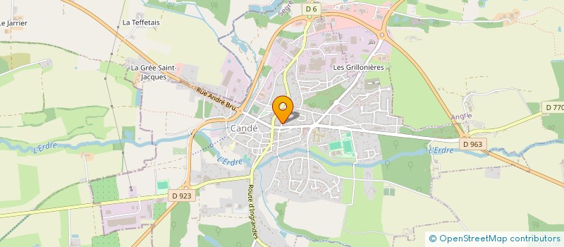 localisation de l'entreprise MONSIEUR LJUBISA PLACE  CANDE