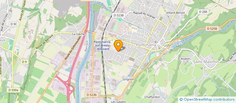 localisation de l'entreprise MONSIEUR LJUBISA TRIFUNOVIC  PONTCHARRA