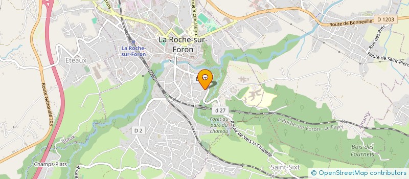 localisation de l'entreprise MONSIEUR LJUBODSAG SARCEVIC à LA ROCHE-SUR-FORON