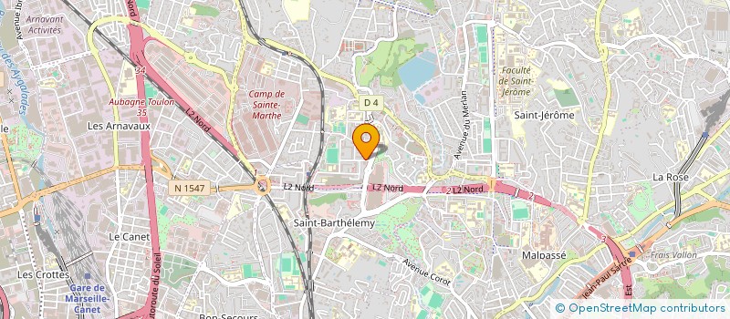 localisation de l'entreprise MONSIEUR LLLD BOU à MARSEILLE