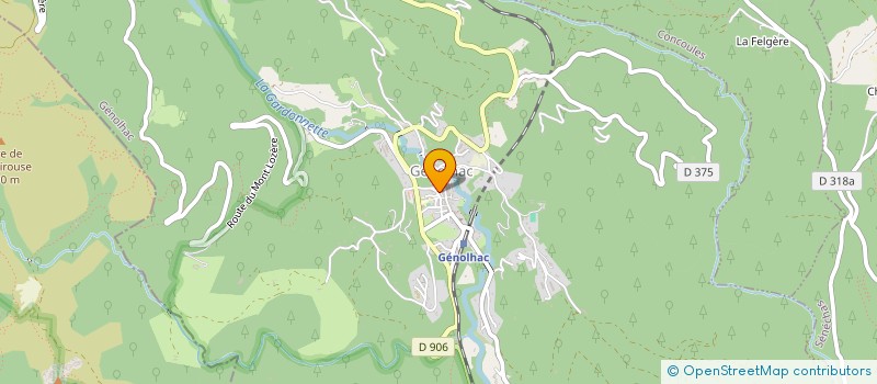 localisation de l'entreprise MONSIEUR LLORENC LICONA GENESTAR  GENOLHAC