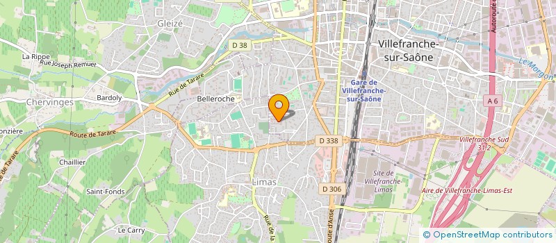 localisation de l'entreprise MONSIEUR LLOYD DOUMBA KINDA  VILLEFRANCHE-SUR-SAONE