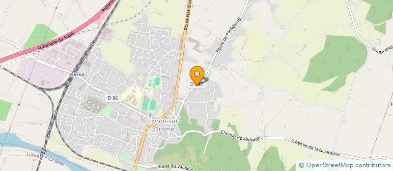 localisation de l'entreprise MONSIEUR LLOYD KENTI  LIVRON-SUR-DROME