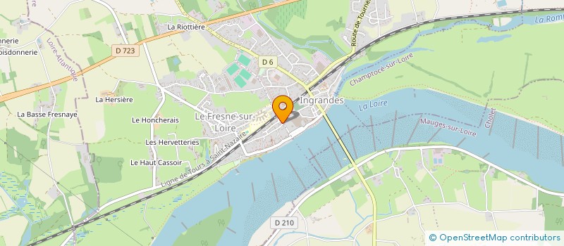 localisation de l'entreprise MONSIEUR LLOYD LLOYD PADGETT  INGRANDES-LE-FRESNE-SUR-LOIRE