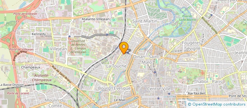 localisation de l'entreprise MONSIEUR LLOYD MEFANE  RENNES