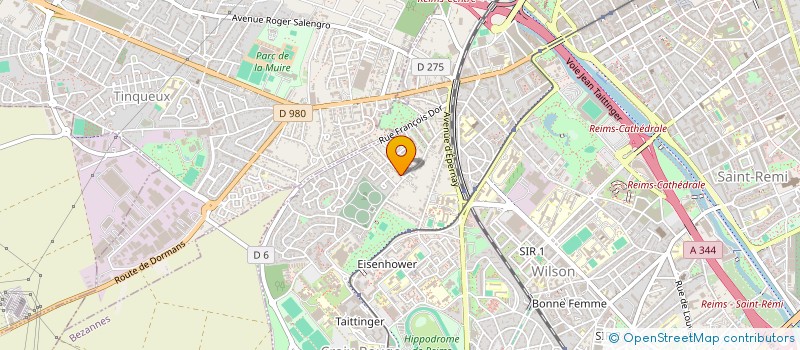 localisation de l'entreprise MONSIEUR LLOYD PHILIPPON  REIMS