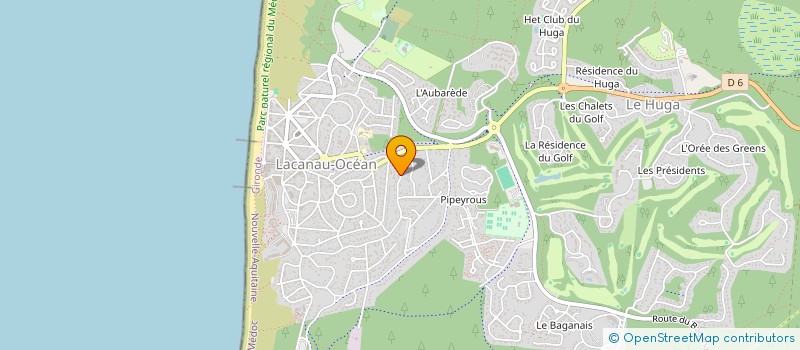 localisation de l'entreprise MONSIEUR LO C BOUGAMONT  LACANAU