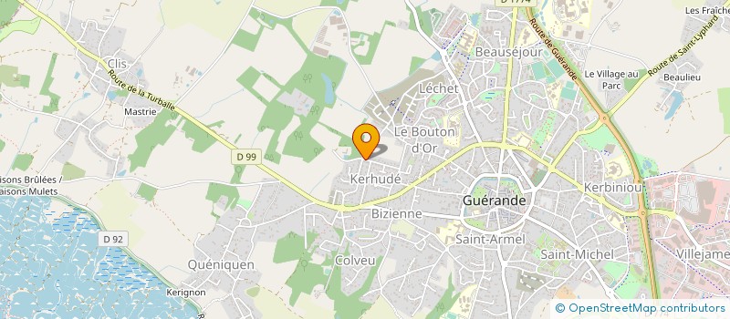 localisation de l'entreprise MONSIEUR LO C CHAVOIX  GUERANDE