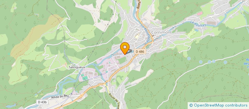 localisation de l'entreprise MONSIEUR LO C COUSIN  CORNIMONT