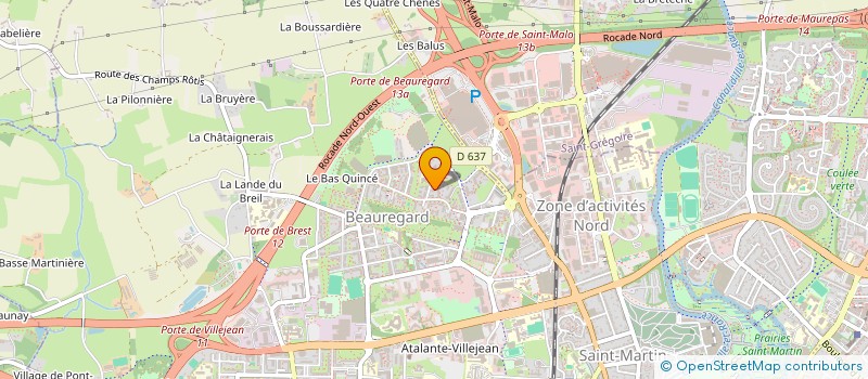 localisation de l'entreprise MONSIEUR LO C LEPORT  RENNES