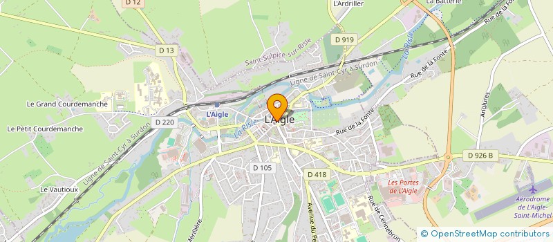 localisation de l'entreprise MONSIEUR LO C MARIE DOMINIQUE BONHOMME à L'AIGLE