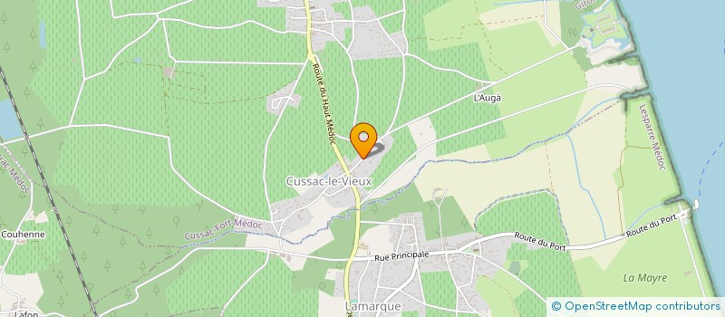 localisation de l'entreprise MONSIEUR LO C TALLON  CUSSAC-FORT-MEDOC