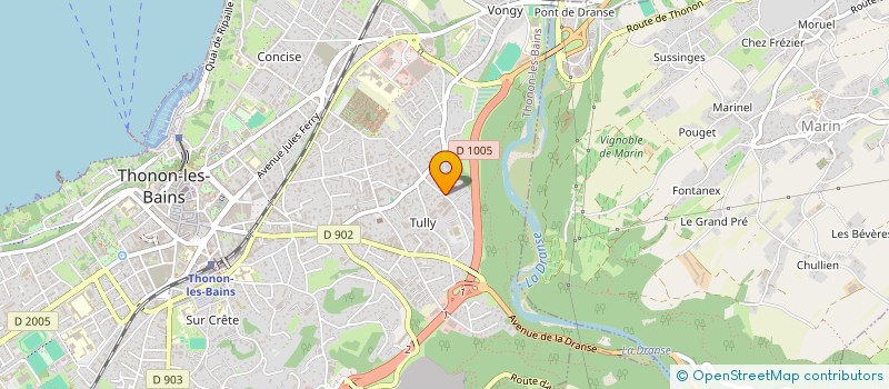 localisation de l'entreprise MONSIEUR LO C VIARD à THONON-LES-BAINS