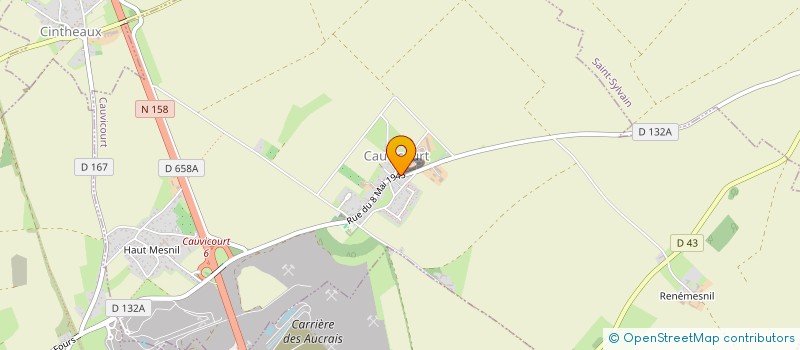 localisation de l'entreprise MONSIEUR LO C YVES ALAIN COUERRE  CAUVICOURT