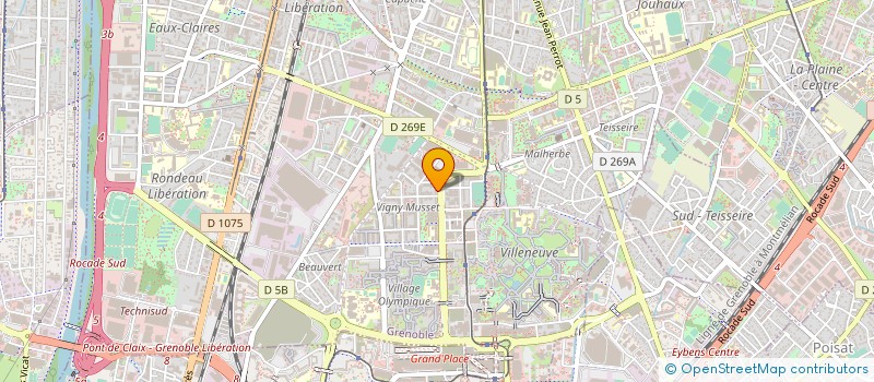 localisation de l'entreprise MONSIEUR LOAI AWWAINAT à GRENOBLE