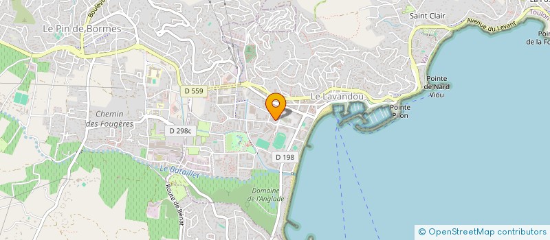 localisation de l'entreprise MONSIEUR LOAN BIANCHI à LE LAVANDOU