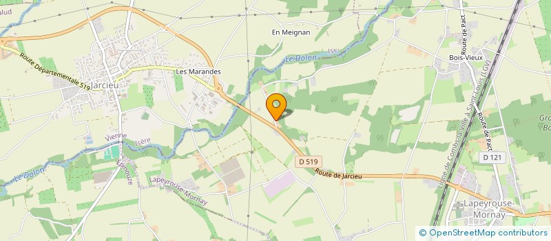 localisation de l'entreprise MONSIEUR LOAN GONIN  LAPEYROUSE-MORNAY