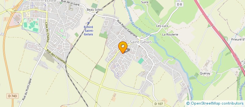 localisation de l'entreprise MONSIEUR LOAN GROUSSET  SAINT-GELAIS