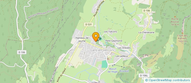 localisation de l'entreprise MONSIEUR LOAN MICHON  LANS-EN-VERCORS