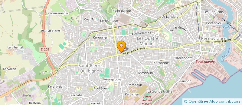 localisation de l'entreprise MONSIEUR LOAN POULMARC'H à BREST