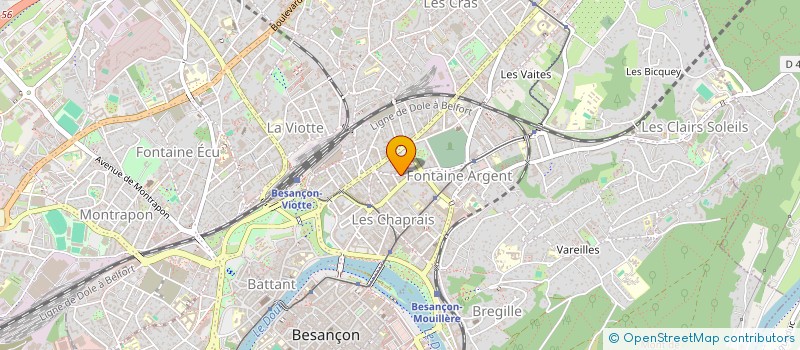 localisation de l'entreprise MONSIEUR LOAN ROLLAND  BESANCON