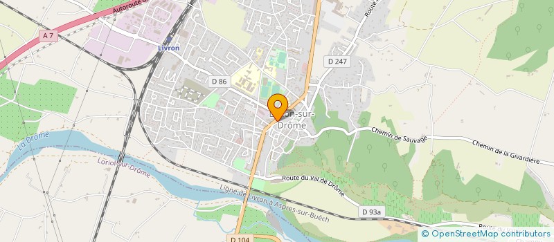 localisation de l'entreprise MONSIEUR LOAN SLEMAN  LIVRON-SUR-DROME