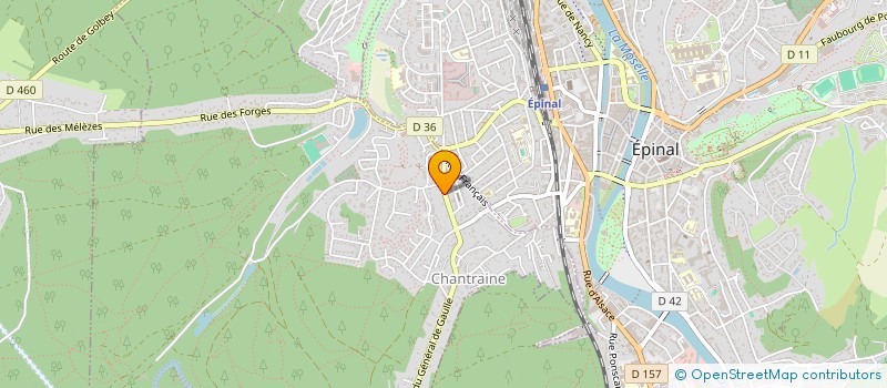 localisation de l'entreprise MONSIEUR LOAN THOMAS  CHANTRAINE