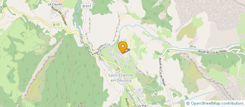 localisation de l'entreprise MONSIEUR LOAN VEYRET  DEVOLUY