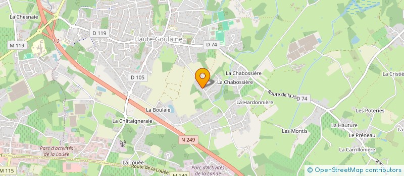 localisation de l'entreprise MONSIEUR LOANN BOCANDE à HAUTE-GOULAINE