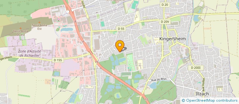 localisation de l'entreprise MONSIEUR LOANN DREYER  KINGERSHEIM