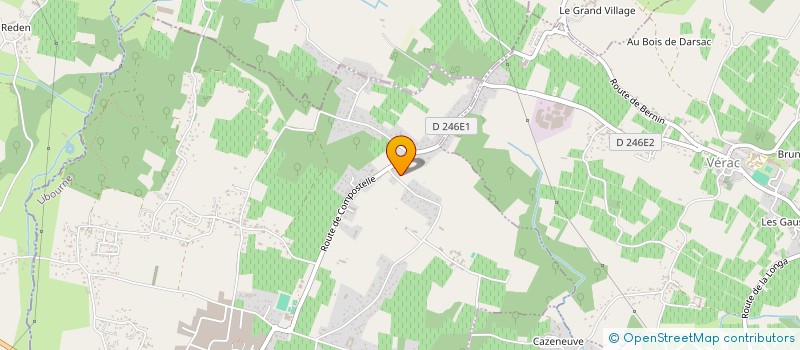 localisation de l'entreprise MONSIEUR LOANN HERNANDEZ  LA LANDE-DE-FRONSAC